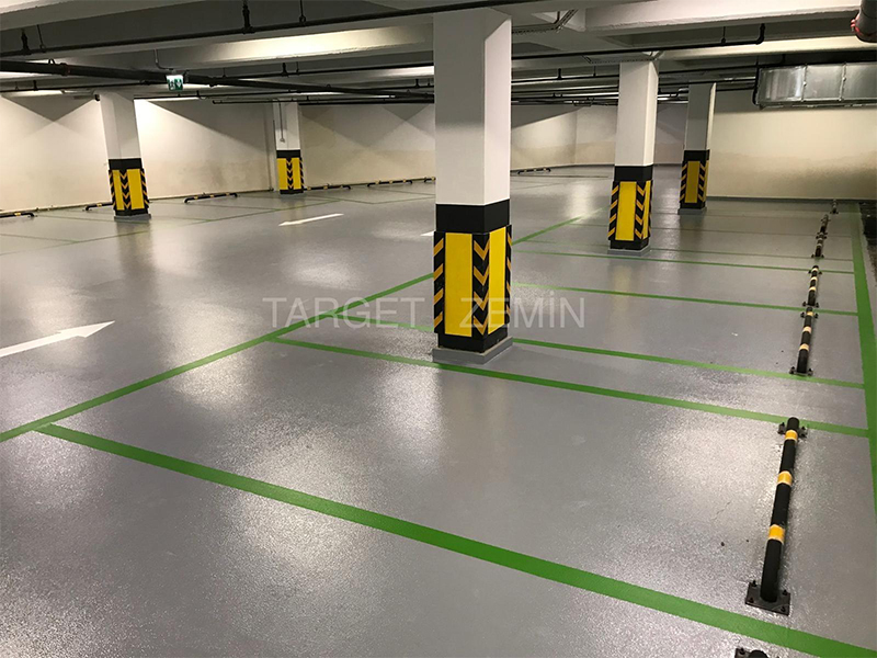 Üsküdar Kurumsal Otopark Epoksi Zemin Kaplama Projesi | İstanbul