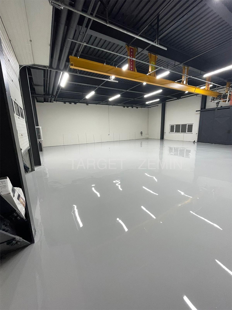 Ankara Fabrika Bakım & Üretim Alanı Epoksi Zemin Kaplama Projesi