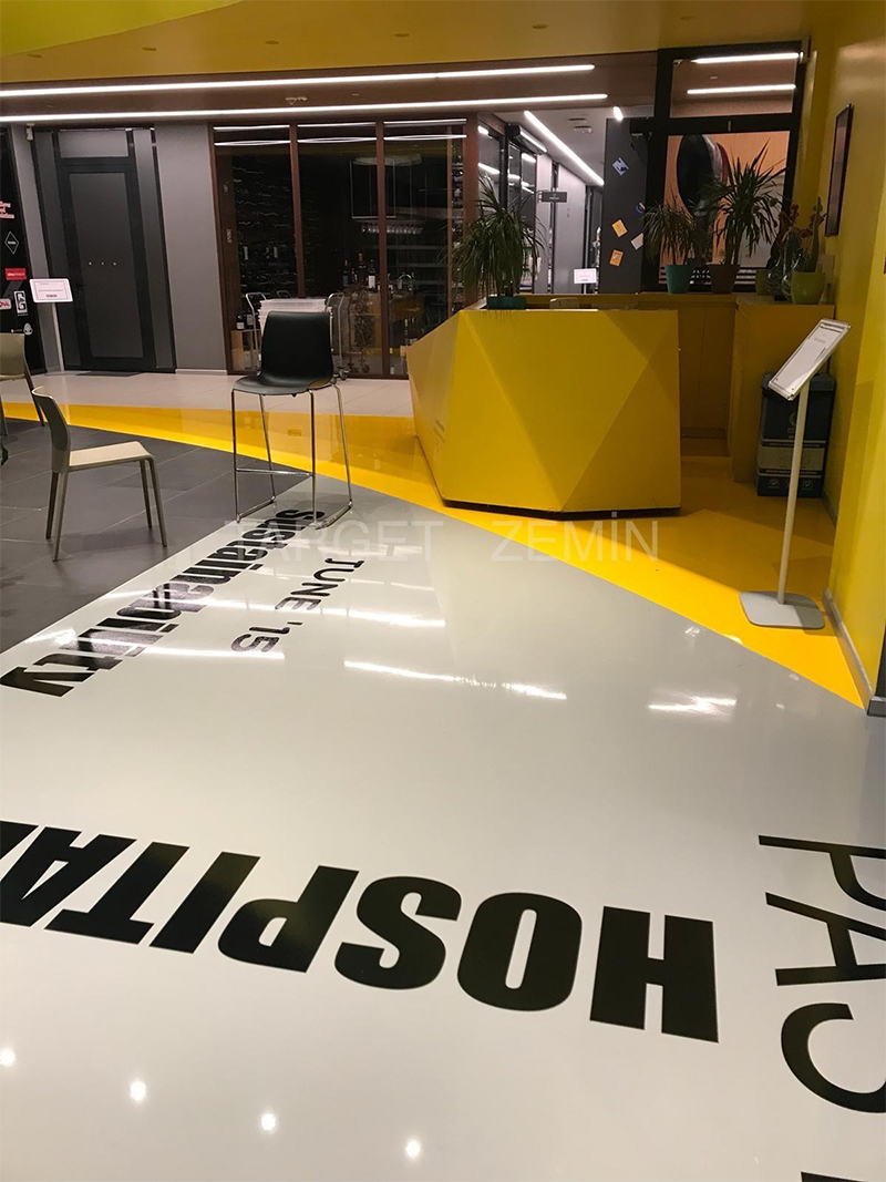 Gastronometro Güneşli Epoksi Zemin Kaplama Projesi | İstanbul