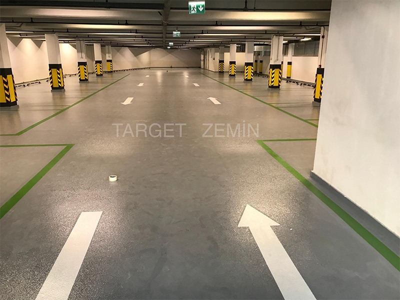 Üsküdar Kurumsal Otopark Epoksi Zemin Kaplama Projesi | İstanbul
