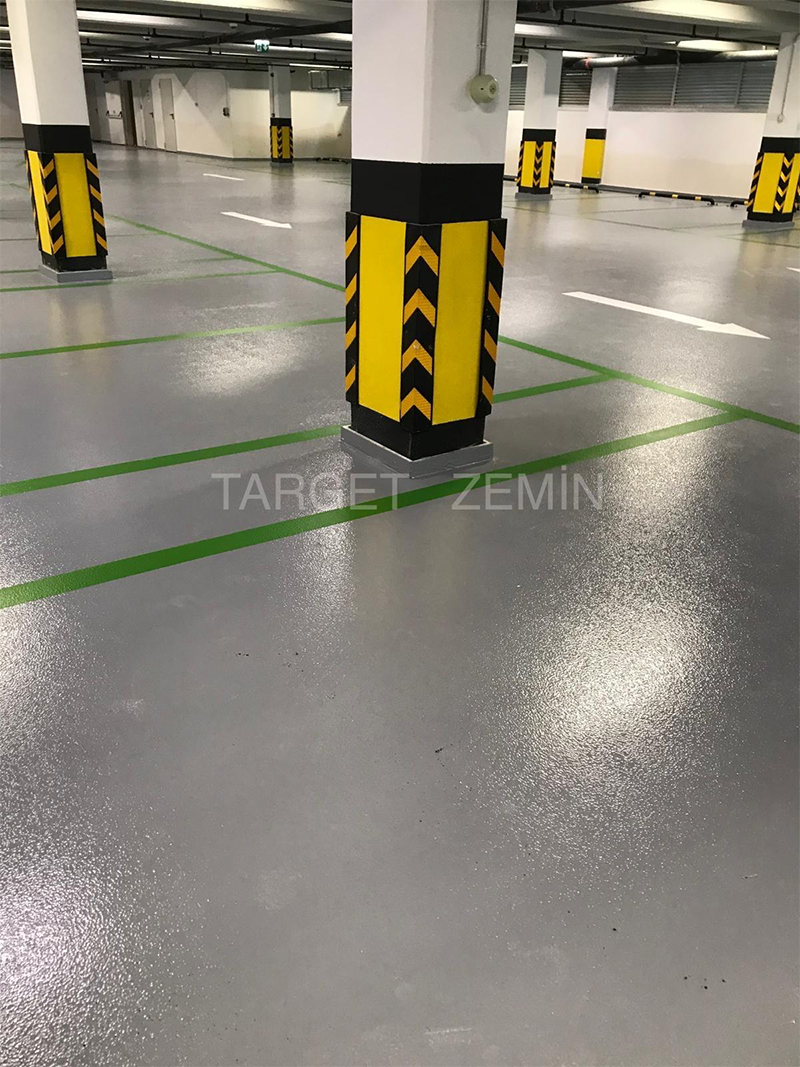 Üsküdar Kurumsal Otopark Epoksi Zemin Kaplama Projesi | İstanbul