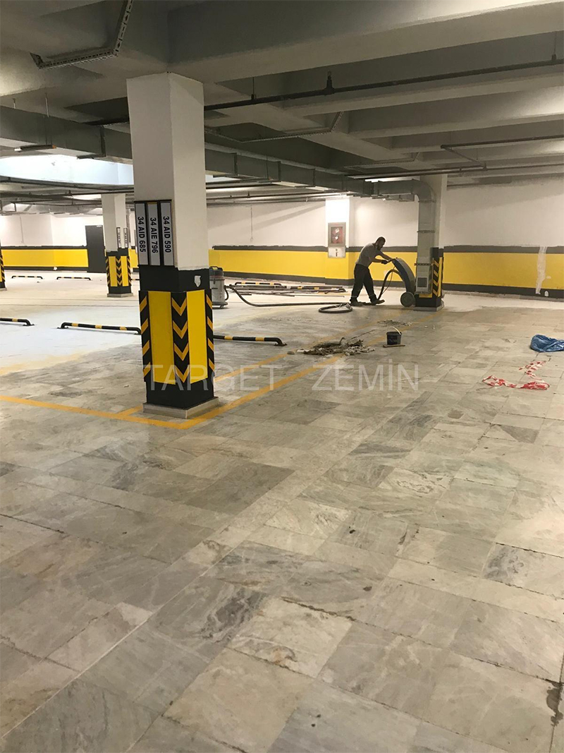 Üsküdar Kurumsal Otopark Epoksi Zemin Kaplama Projesi | İstanbul